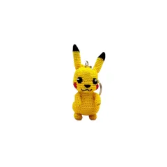 Amigurumi Pikachu Anahtarlık