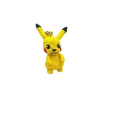 Amigurumi Pikachu Anahtarlık