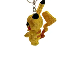Amigurumi Pikachu Anahtarlık