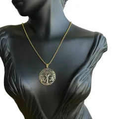 Hayat Ağacı Madalyon Kolye