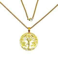 Hayat Ağacı Madalyon Kolye