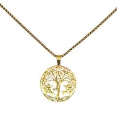 Hayat Ağacı Madalyon Kolye