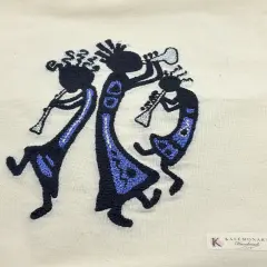 El Yapımı Müzisyen Kadınlar Punch Nakışı Kanvas Çanta