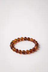 Kehribar Akik Taş  Bileklik