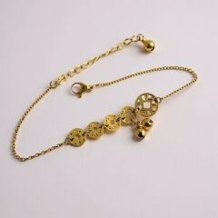 Kadim 5 Halkalı Çelik Halhal