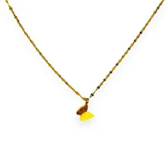 Gold Çelik Küçük Kelebek Kolye
