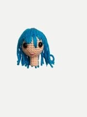 Uzun Saçlı Amigurumi Kalem Süsü