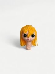 Uzun Saçlı Amigurumi Kalem Süsü