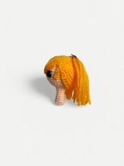 Uzun Saçlı Amigurumi Kalem Süsü