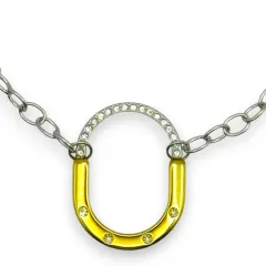 U Formlu Çelik Kolye