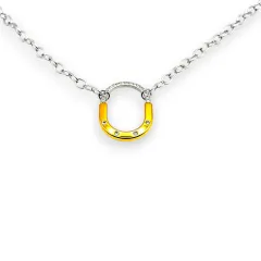 U Formlu Çelik Kolye