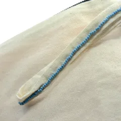 Etnik Punch Nakışı ve Boncuk Detaylı Kanvas Clutch Çanta