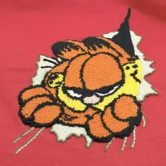 El Yapımı Kedi Punch Nakışı Kanvas Çanta