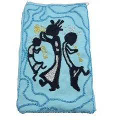 El Yapımı Punch Nakışlı Müzisyen Kadınlar Telefon Çantası