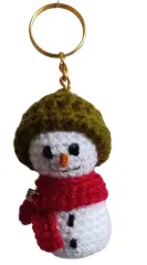 Yılbaşı Koleksiyonu :Soğuğa alışık, neşeye tutkun Karlito; Minik Kardanadam Anahtarlık