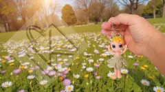 El Yapımı Amigurumi Balerin Anahtarlık | Sarenya