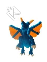 Şervut Evreni – Ateşkan El Yapımı Amigurumi Ejderha Figür | Karakter