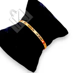 Roma Rakamlı Taşlı Rose Kelepçe Bileklik